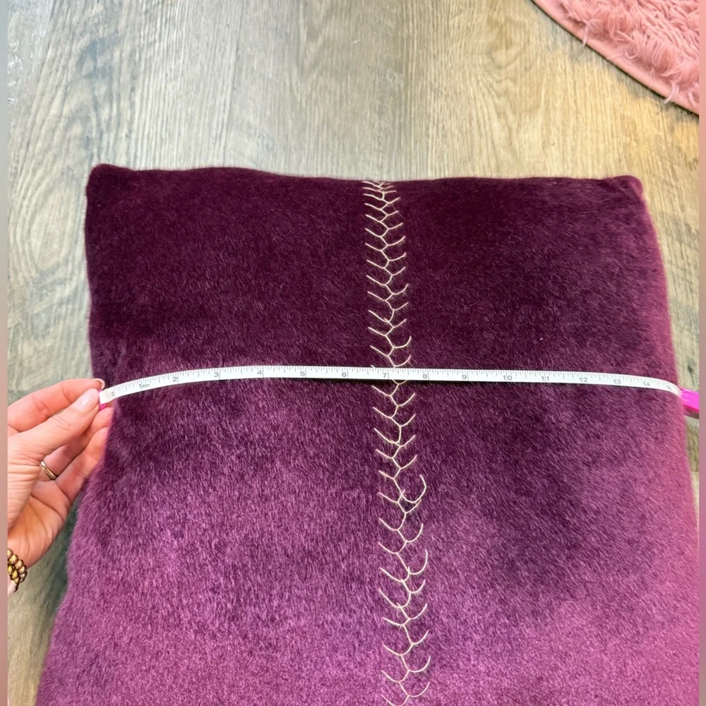 Plush Purple Throw Pillow